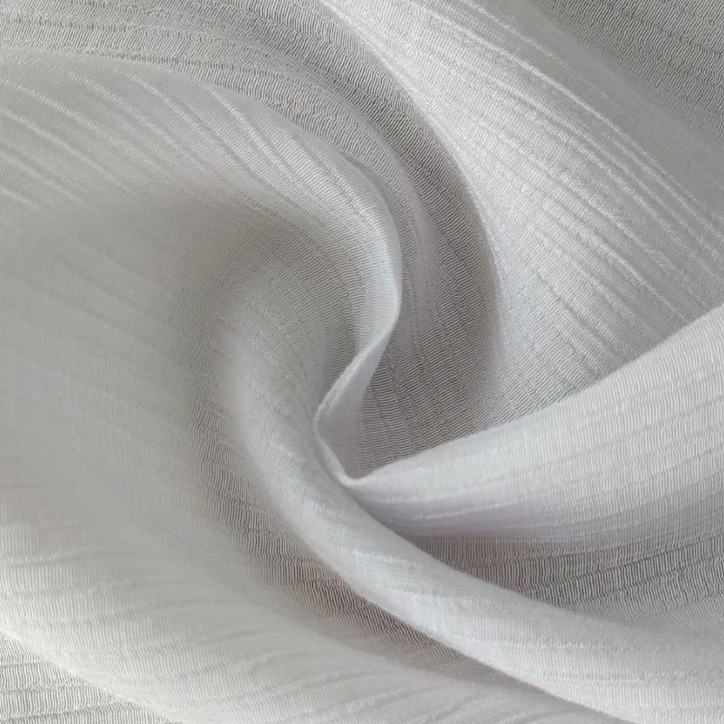 Güçlü Bir Şekilde Bükülmüş 4:1 Tek Filament Rayon/Naylon Kumaş, Kırışık Dokulu